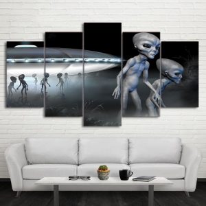 alien canvas print